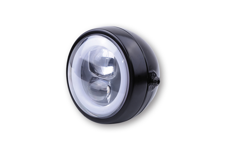 HIGHSIDER LED Scheinwerfer FLAT TYP 9 mit Standlichtring, sc