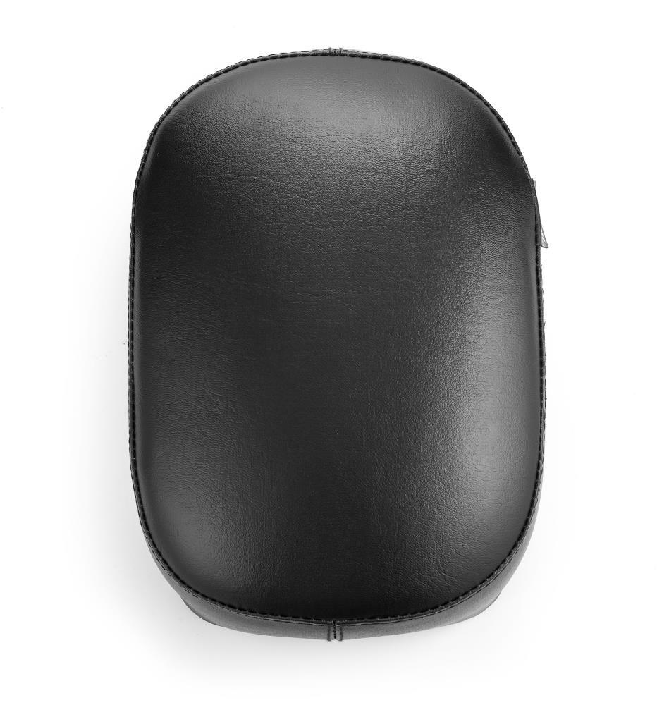 Almohadilla para asiento de moto Highway Hawk imitación cuero en negro / largo 235 mm ancho 150 mm
