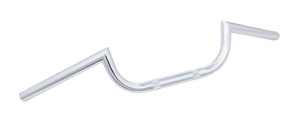 Highway Hawk Handlebar "ACE" 710 mm wide 120 mm height for "1" (25,4 mm) clamping chrome