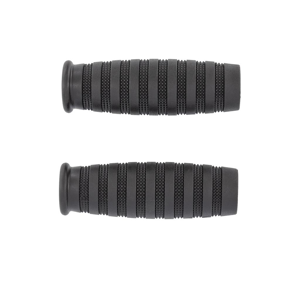 Highway Hawk grip covers handlebar grips "Street Black" for 1" (25,40 mm) guidons without throttle cable holder - without removable end caps
