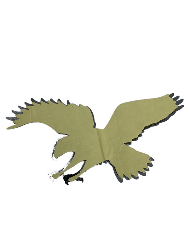 Emblema Falco Autostradale "Aquila" in cromo largo 23 cm da applicare