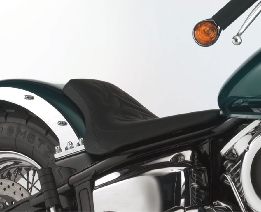 Sedile a panca per motocicletta per la conversione della sezione di coda Solo sedile a panca Yamaha XVS 1100 Drag Star