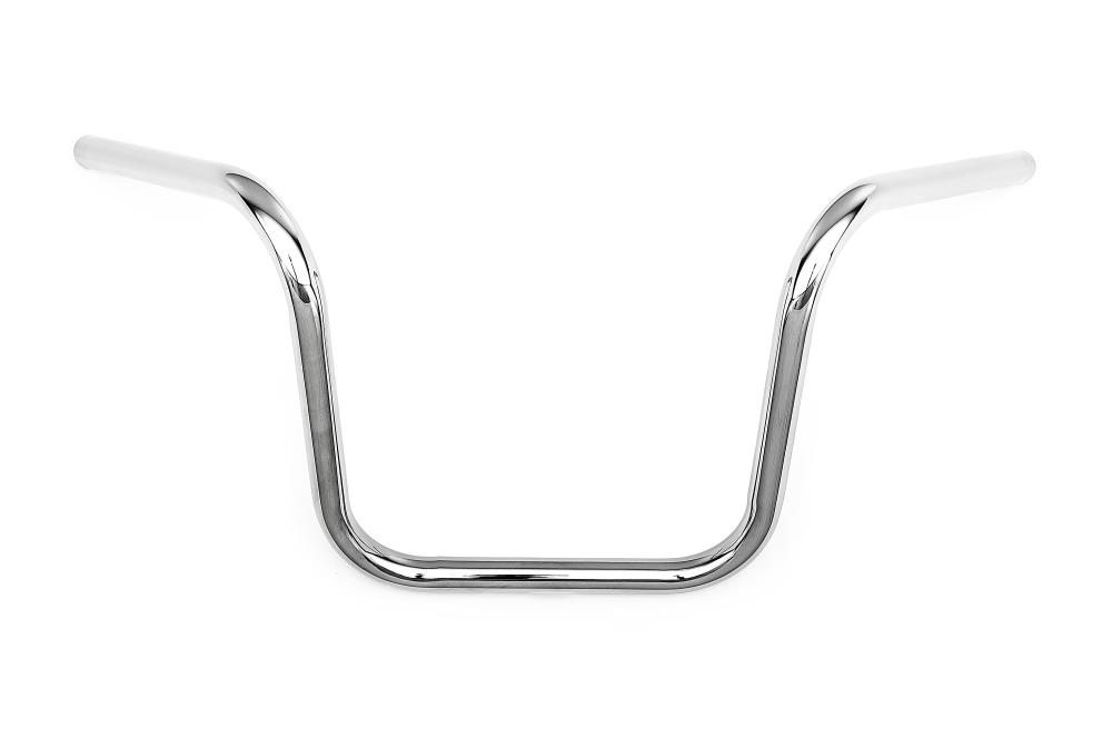 Highway Hawk handlebars "Bad Ape 30" 700 mm wide 300 mm high for "1" (25.4 mm) clamp with 3 hole chrome TÜV