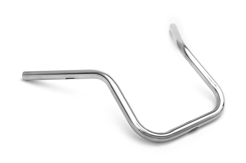 Highway Hawk Handlebar "Pirate" 530 mm wide 390 mm high for "1" (25,4 mm) clamping with 3 holes chrome TÜV
