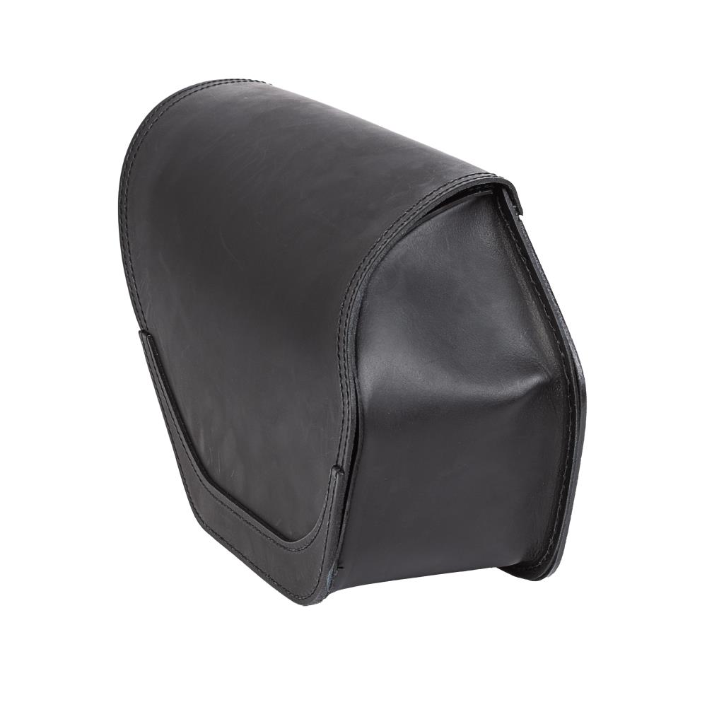 Ledrie saddlebag for "left side" 1 piece leather black with snap closure W = 39cm D= 14cm H= 24cm 8 liters (1 piece)