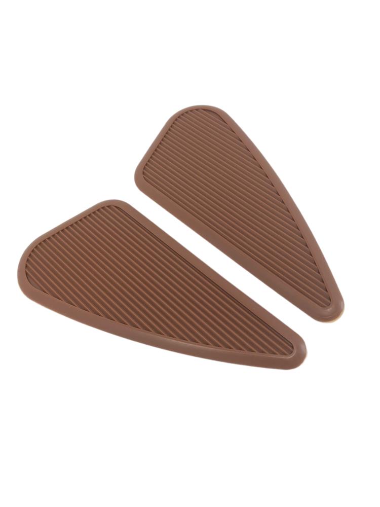Highway Hawk knee pad for the tank 1 Set (2 pieces)  - 190mm x 90mm brown