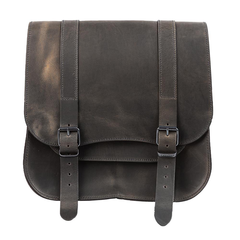 Ledrie saddlebags "Postman" 1 piece leather brown with buckles W = 43cm D= 21cm H= 41cm 30 liters (1 piece)