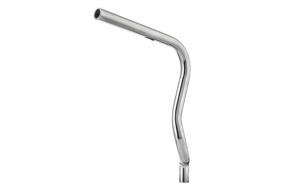 Highway Hawk Handlebar "Cube"  680 mm wide 295mm high for "1" (25,4 mm) clamping with 3 holes chrome TÜV