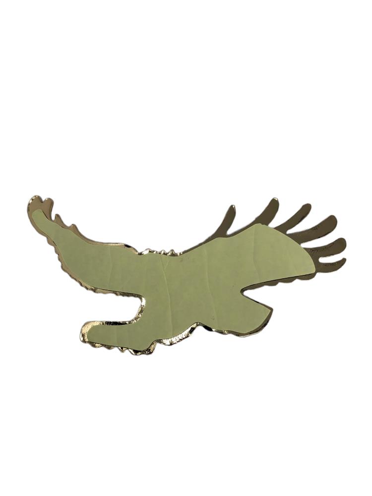 Highway Hawk Emblem "Eagle" in gold 15cm for gluing emblem