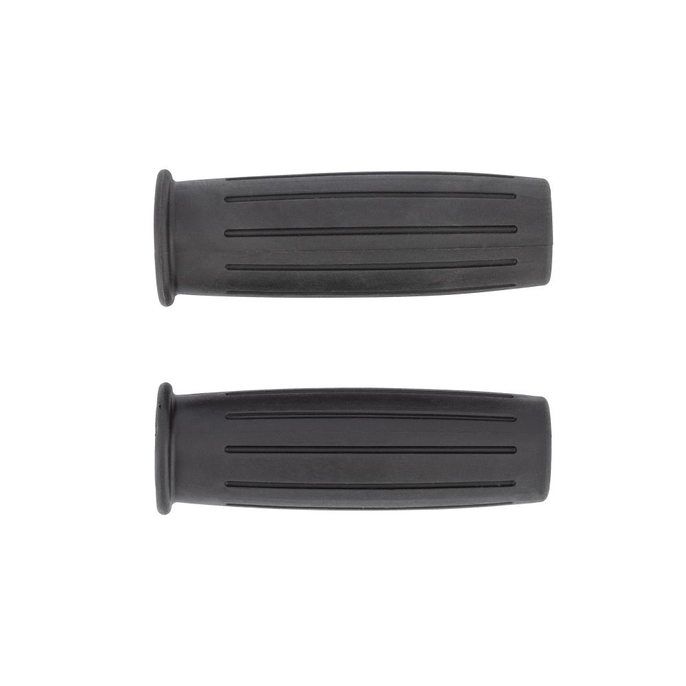 Highway Hawk grip covers handlebar grips "Vintage Black" for 1" (25.40 mm) handlebars without throttle cable mount - without removable end caps