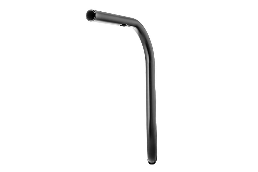 Highway Hawk Handlebar "Anfora 40" 740 mm wide 370 mm high for "1" (25,4 mm) clamping with 3 holes black dull TÜV