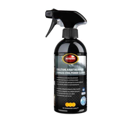 AUTOSOL® Stainless steel power cleaner hand sprayer 500 ml - for stainless steel surfaces, brushed surfaces and enameled metal surfaces.