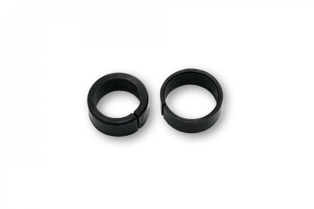 Highway Hawk HIGHSIDER Replacement Nylon Ring Set for HIGHSIDER Handlebar End Mirrors, 1 Set (1 x 1 Inch + 1 x 7/8 Inch Ring)