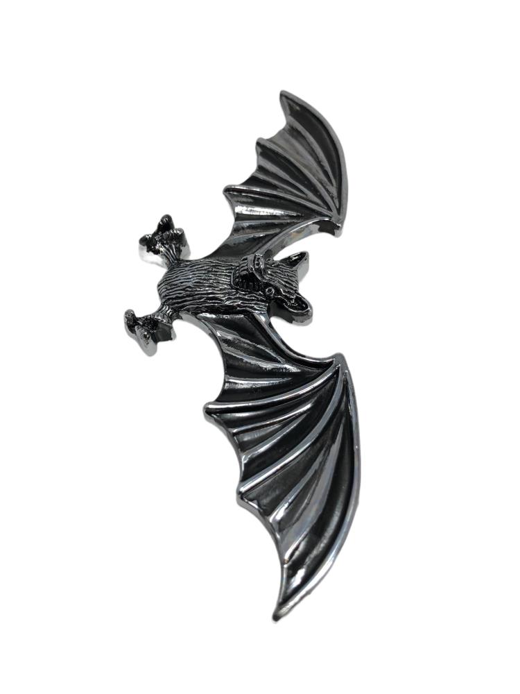 Highway Hawk emblème "Bat" en chrome 12,5 cm de large à coller