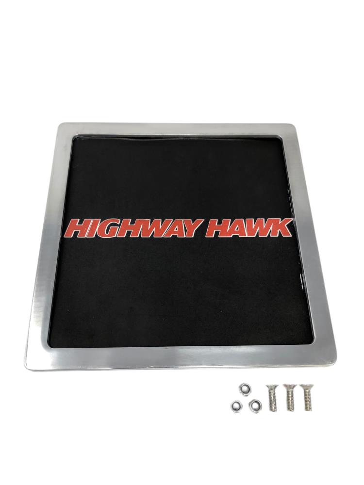 Highway Hawk Cache plaque d'immatriculation "Smooth" pour l'Italie 170x170mm