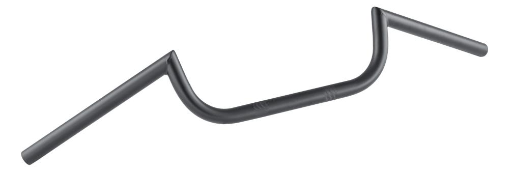 Highway Hawk Handlebar "ACE" 710 mm wide 120 mm height for "7/8"" (22 mm) clamping dull black
