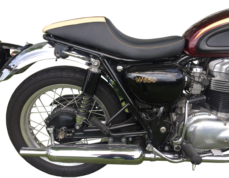 Motorbike Seat Hard Rider for Kawasaki W 650