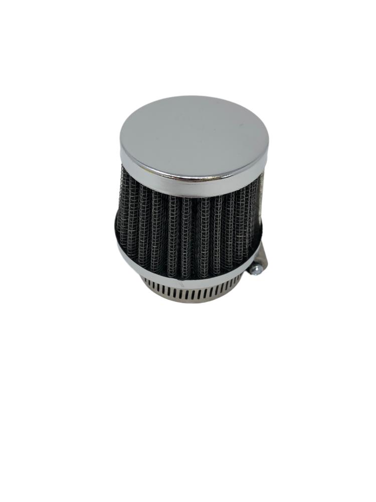 Highway Hawk air filter / universal / d = 35 mm / chrome (1 piece)