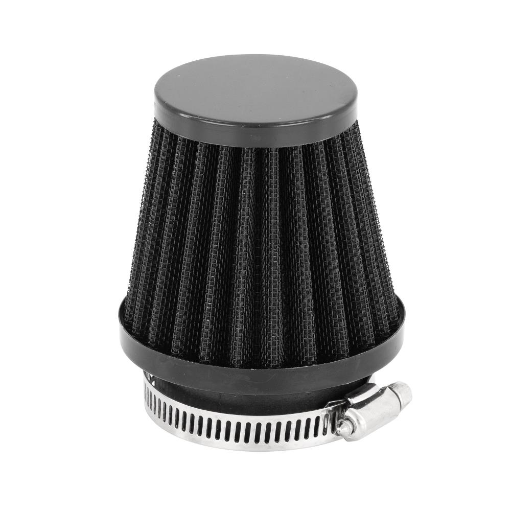 Highway Hawk Air filter with black-plated end cap 48/49/50mm diameter