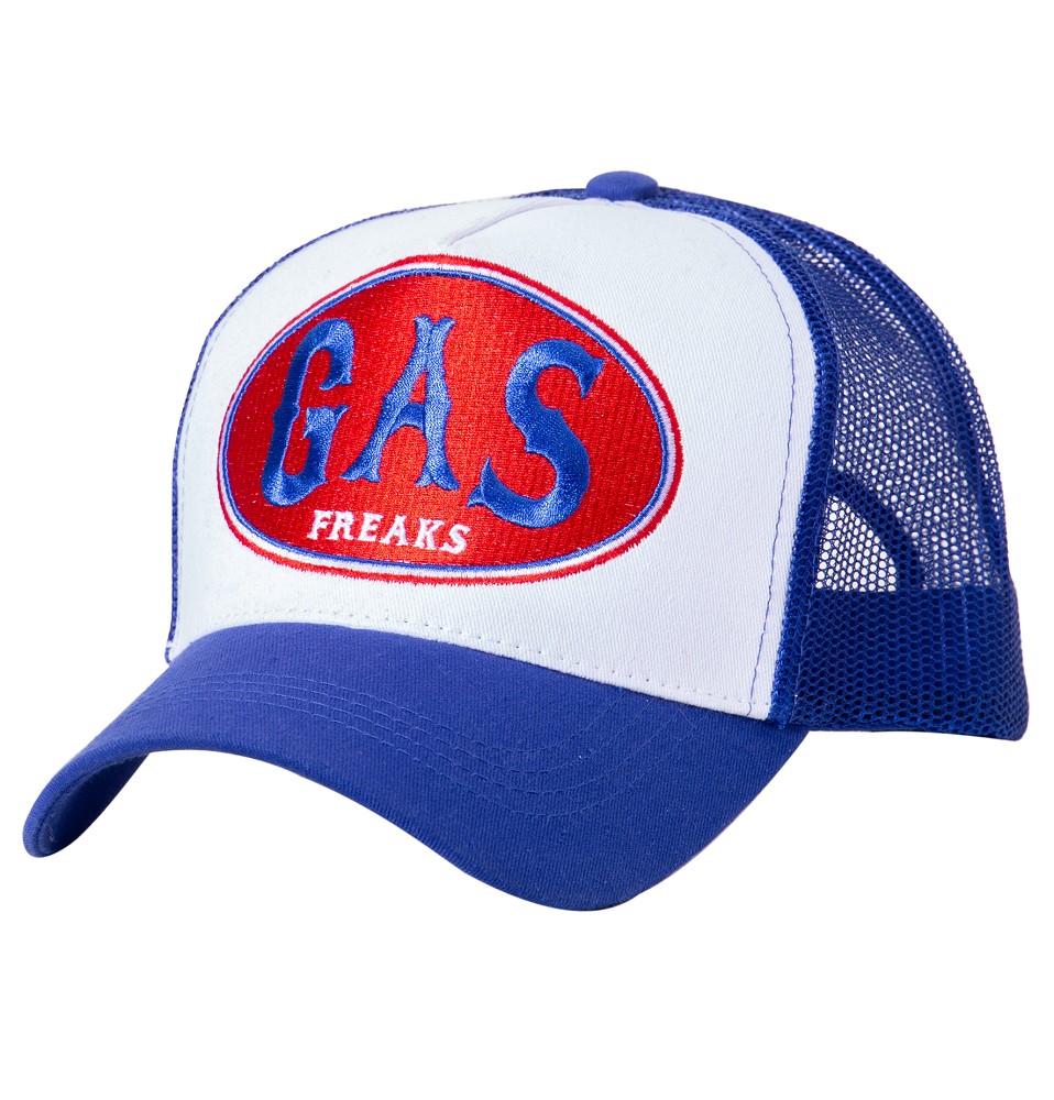 Cappello da uomo "Gas Freaks" - Blu e Rosso - Universale