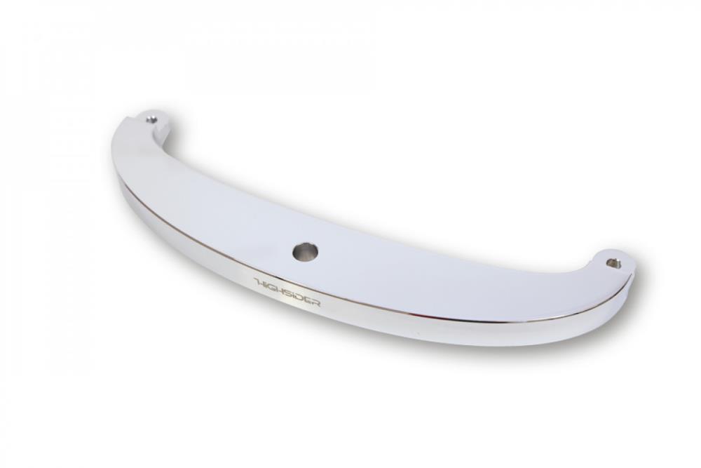  HIGHSIDER CNC aluminum headlight holder BOTTOM TYPE1 chrome (1 piece)