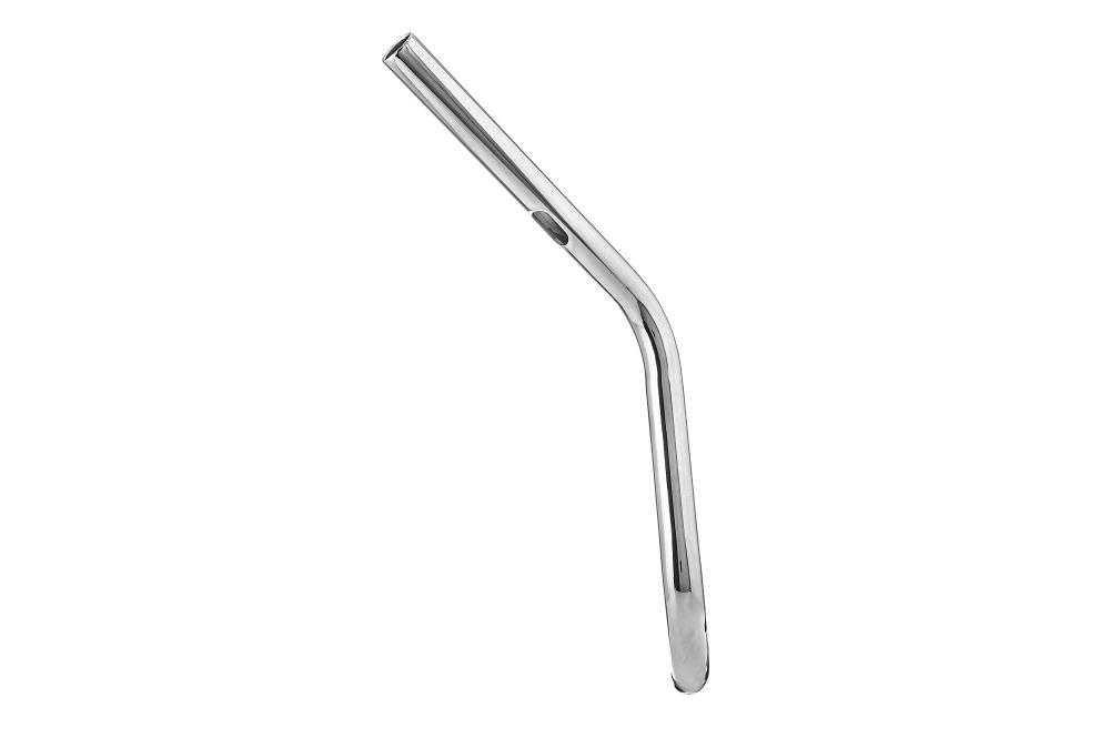 Highway Hawk Handlebar "Pirate" 530 mm wide 390 mm high for "1" (25,4 mm) clamping with 3 holes chrome TÜV