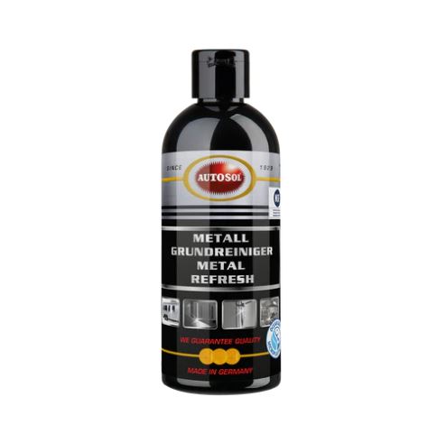 AUTOSOL® Metal basic cleaner bottle 250 ml - for surfaces made of stainless steel, chrome, brass, copper, aluminum, glass and glass ceramics.