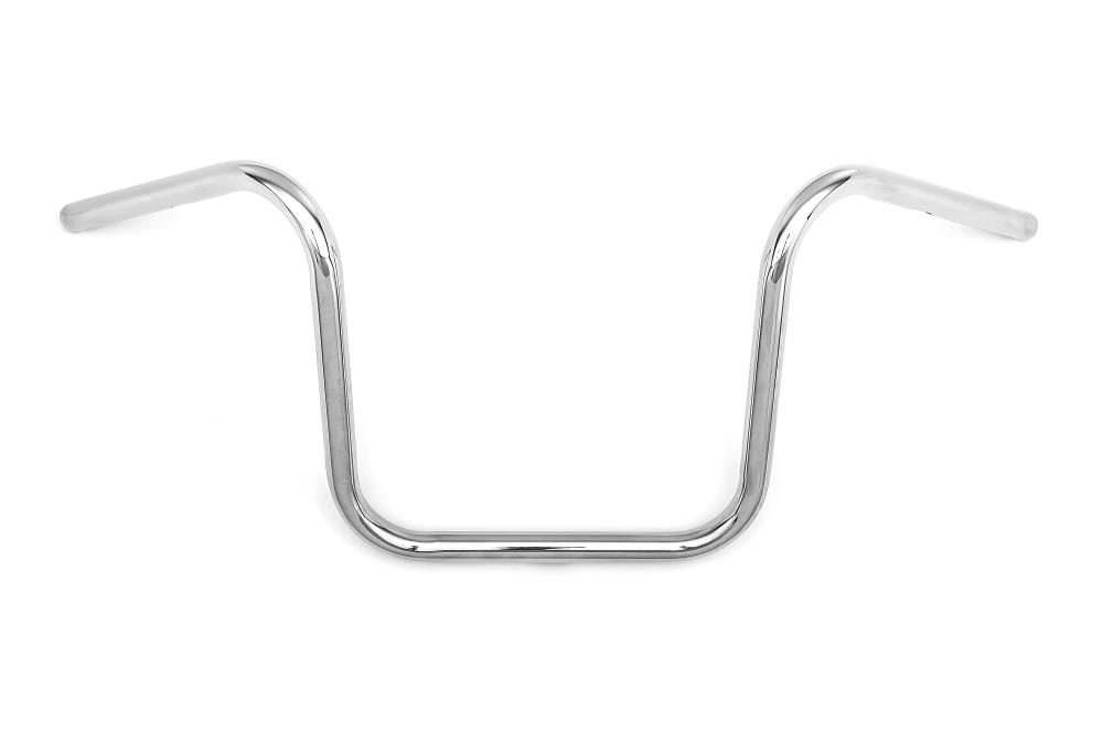 Highway Hawk Handlebar "Hawk King 30"  810 mm wide 330 mm high for "1" (25,4 mm) clamping with 3 holes chrome TÜV