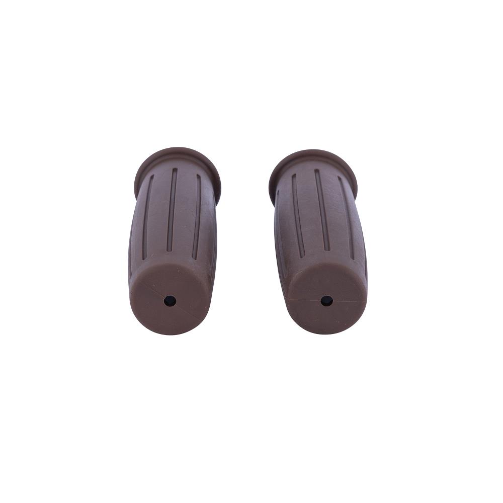 Highway Hawk Handgrips "Vintage Brown" for 1" (25,40 mm) handlebars without throttle assembly - without removable end-caps
