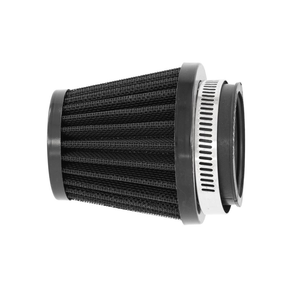 Highway Hawk Air filter with black-plated end cap 48/49/50mm diameter