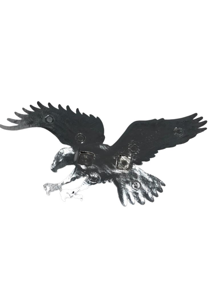 Emblema Falco Autostradale "Aquila" in cromo largo 23 cm da applicare