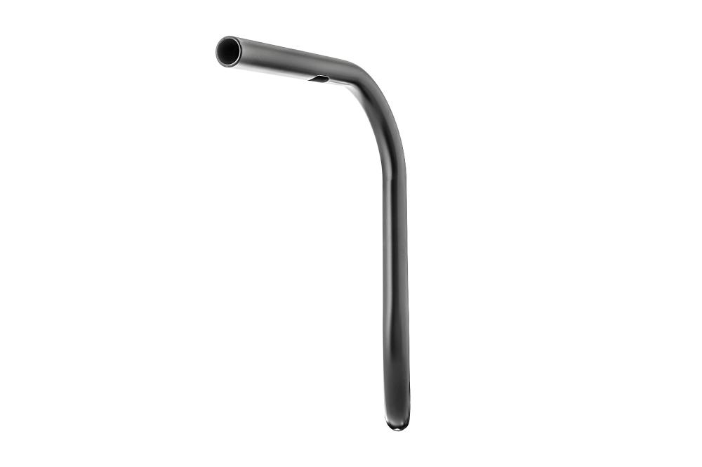 Highway Hawk Handlebar "Anfora 35" 740 mm wide 350 mm high for "1" (25,4 mm) clamping with 3 holes black dull TÜV
