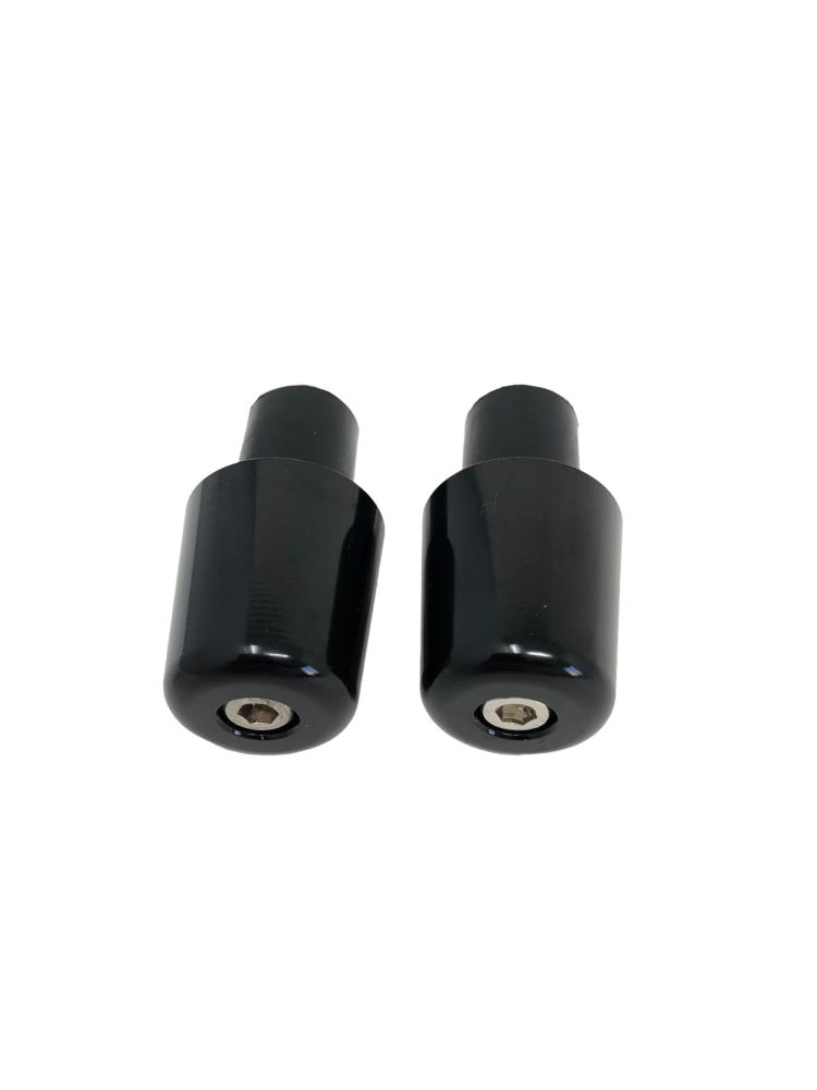Highway Hawk handlebar bar ends for 22mm (7/8'') and 25mm (1'') handlebar dull black (2 pieces)