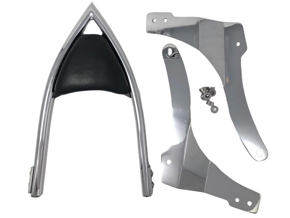 Highway Hawk Sissy Bar "Arch" for Suzuki C 1500 T  - average height from fender 400 mm high in chrome - complete with brackets