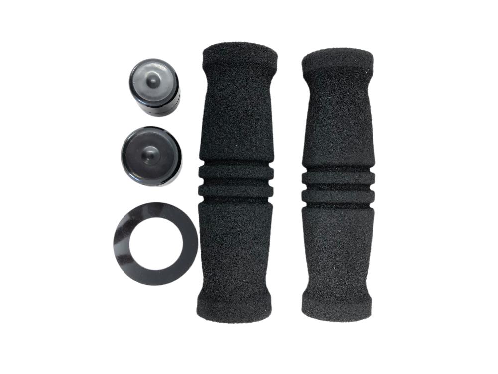 Highway Hawk Handgrips "foam" for 7/8" (22 mm) handlebars without throttle assembly - without removable end-caps