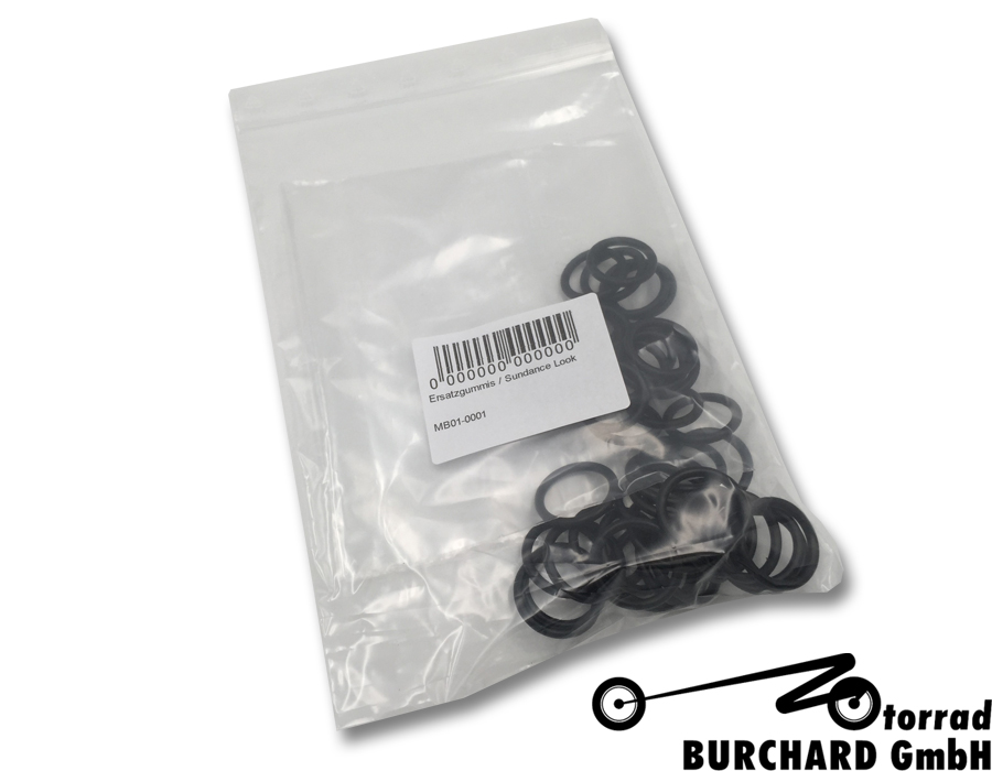 Spare rubbers 1 (set) for Motorrad Burchard Fußrastenanlagen design  "Sundance Look "