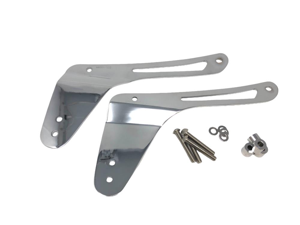 Highway Hawk Sissy Bar brackets in chrome suitable for Yamaha XVS1300A Midnight star H522-1033/2033/3033/4033/6033