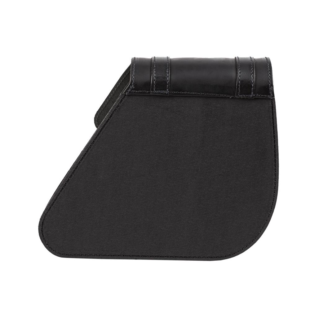 Ledrie bolsa de sillín 1 pieza de cuero negro con hebillas W = 32cm D= 12cm H= 25cm 18 litros (1 pieza)