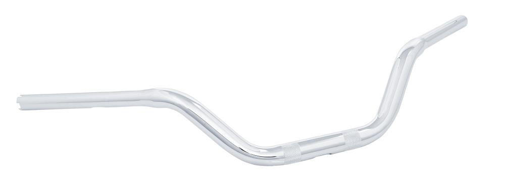 Highway Hawk Handlebar "XLX-Style" 800 mm wide 130 mm high for "1 1/4" (32 mm) clamping with 3 holes chrome TÜV
