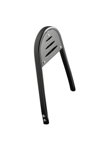 Highway Hawk Sissy Bar "Slots" for Harley Davidson FXDF Fat Bob - FXDWG Wide glide - average height from fender 250 mm high in black - complete with brackets