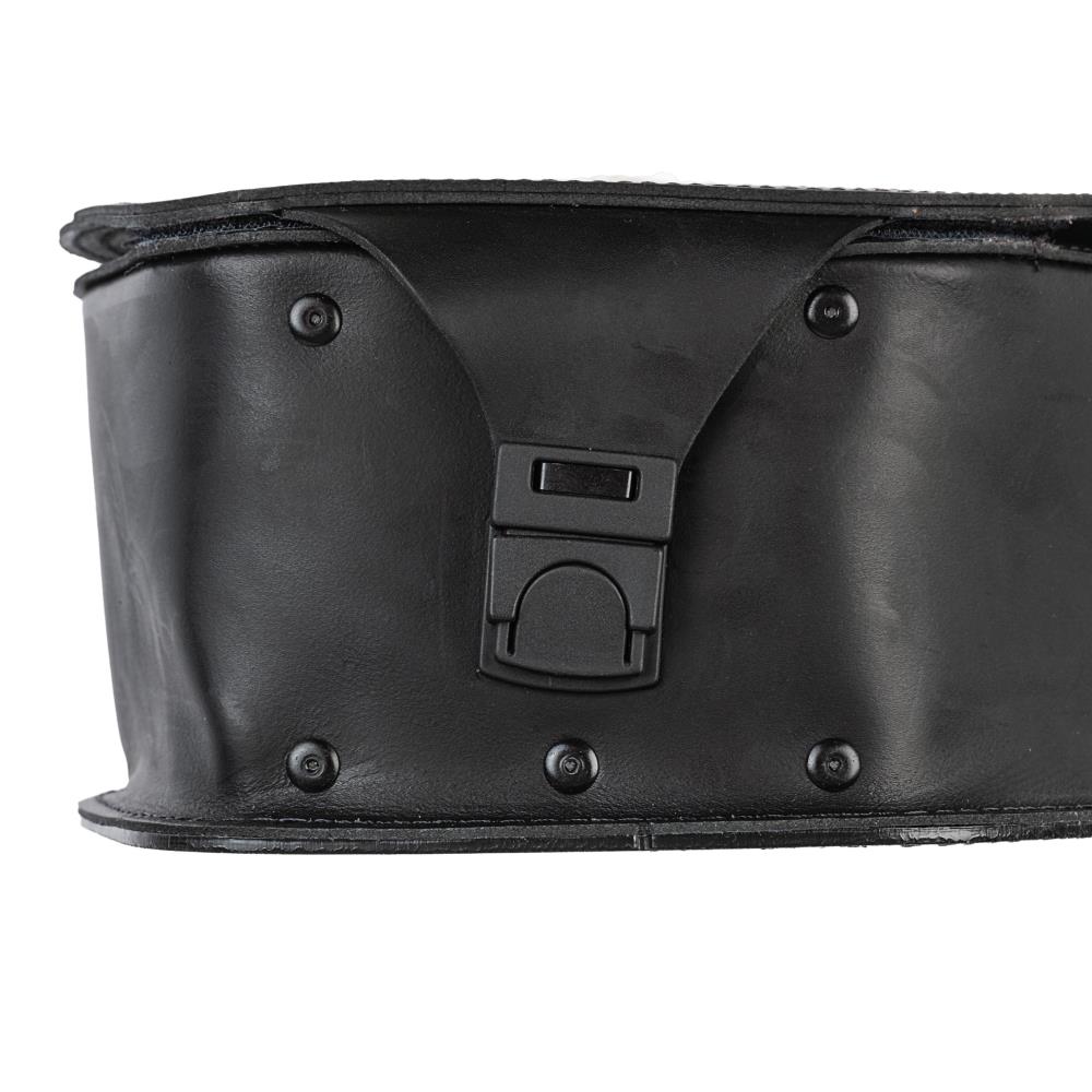 Ledrie saddlebag for "right side" 1 piece leather black with snap closure W = 39cm D= 14cm H= 24cm 8 liters (1 piece)