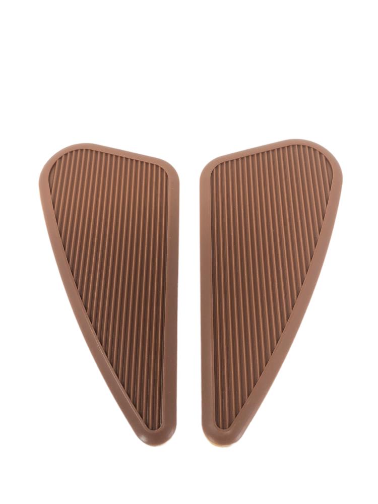 Highway Hawk knee pad for the tank 1 Set (2 pieces)  - 190mm x 90mm brown