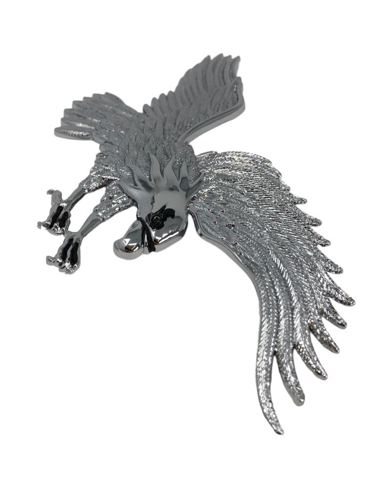 Highway Hawk Emblem "Eagle" in chrome 23cm for gluing emblem