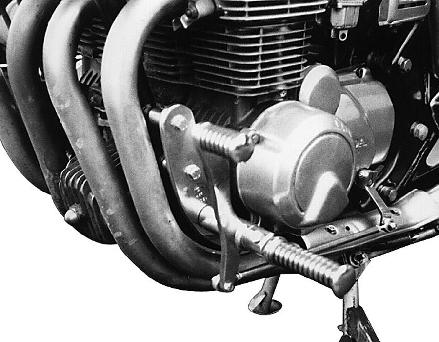 Système de repose-pieds 35 cm pré-monté pour Honda CB 650 C TÜV
