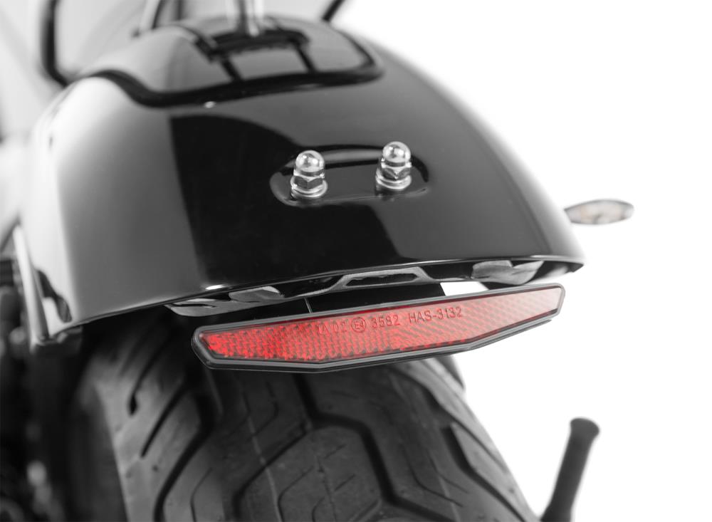 Reflector with holder and E number for Honda CMX 500 Rebel PC56