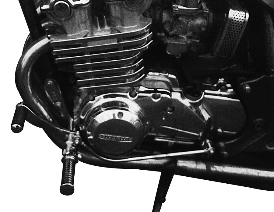 Sistema poggiapiedi 35 cm premontato per Honda CB 750 C TÜV