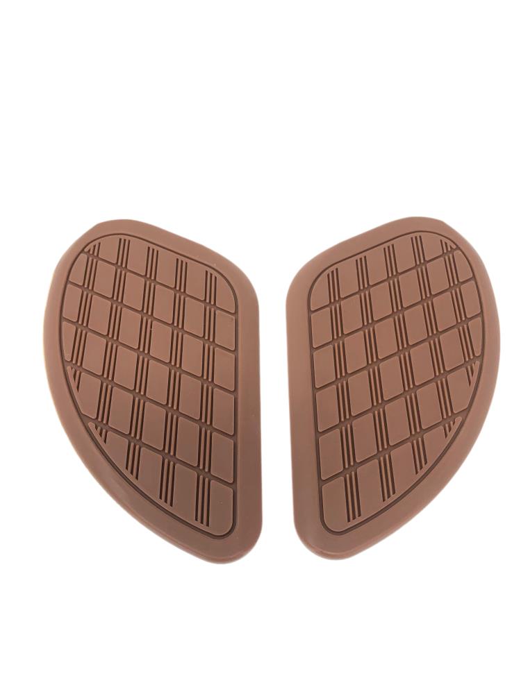 Highway Hawk knee pad for the tank 1 Set (2 pieces)  - 190mm x 110mm brown
