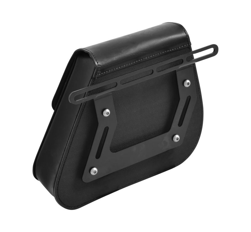 Highway Hawk Saddlebag support set black multi-fit use for small to medium saddlebags up to 12.50 liters (2 Pcs)