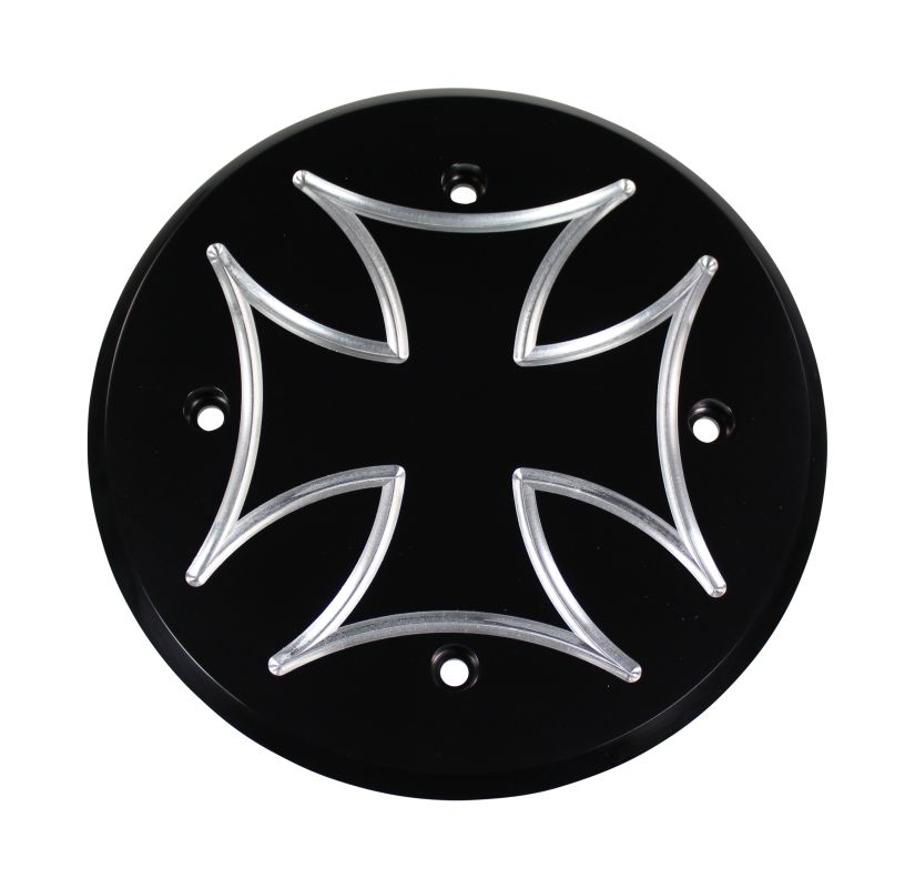 Highway Hawk engine cover / cover " cross black" for Victory left (1 piece)