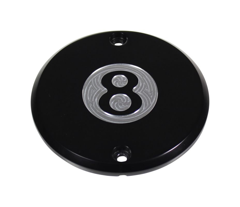 Highway Hawk engine cover "8-Ball" for Victory right (1 piece)